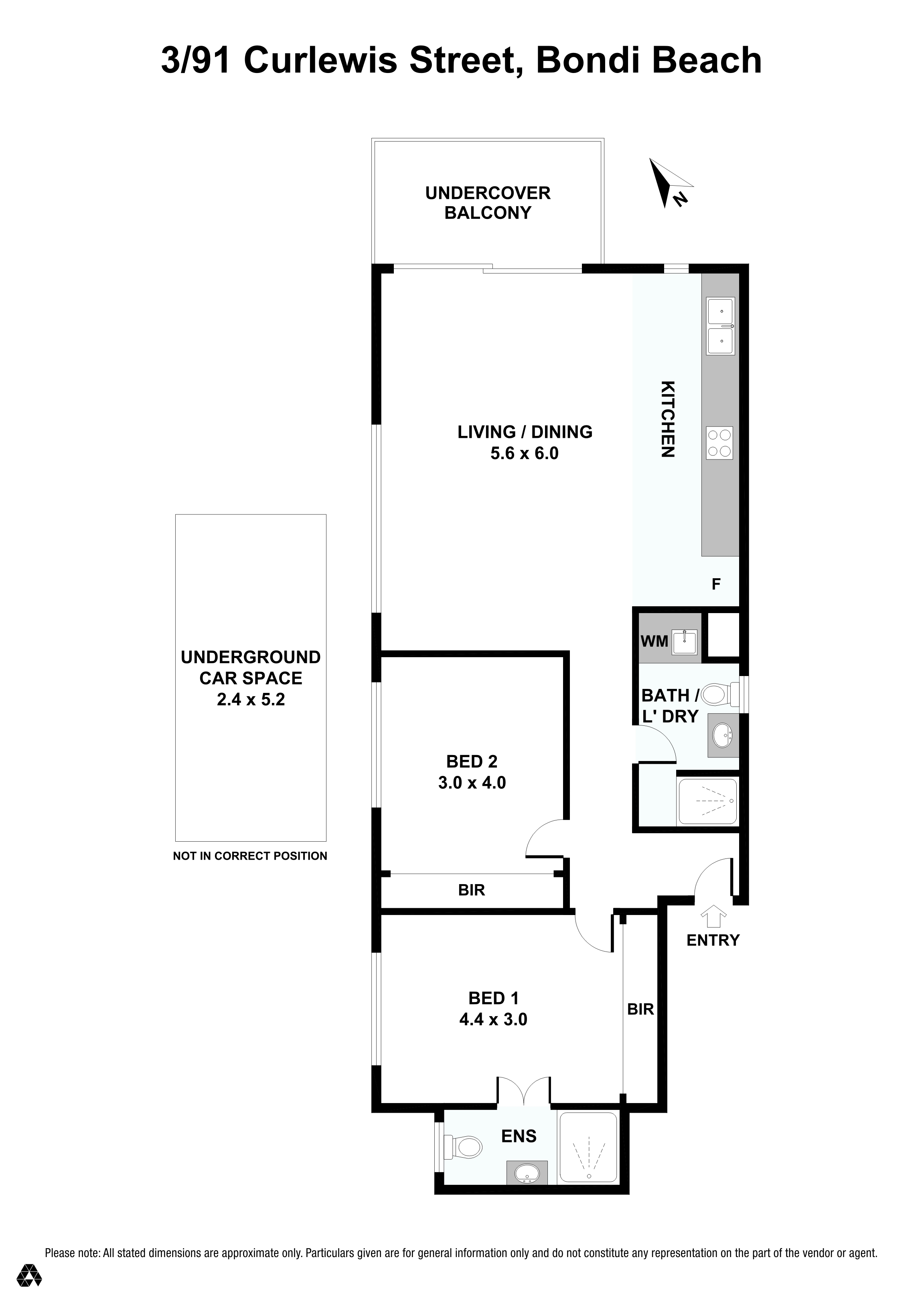 Modern Two Bedroom Apartment in the Heart of Bondi Beach Gefen Group