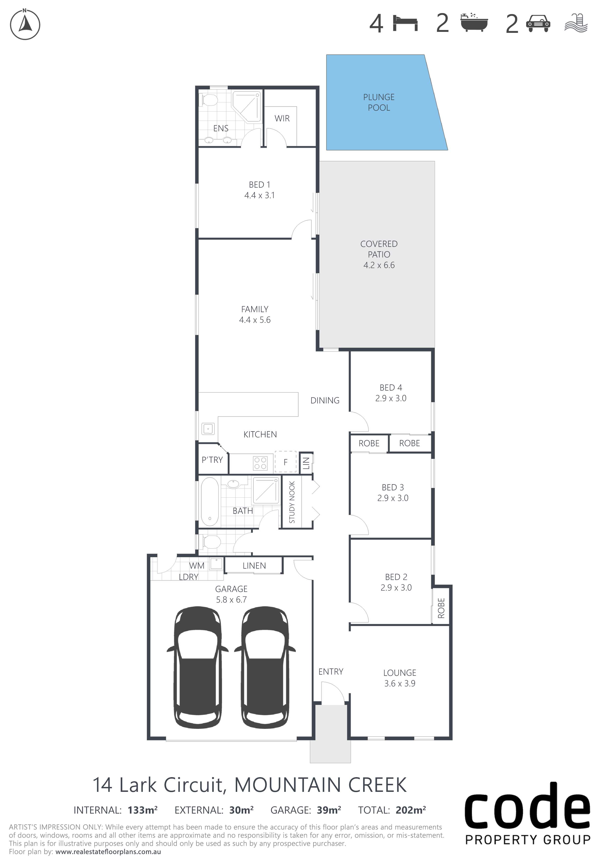 LUXURY LIVING IN THE HEART OF BRIGHTWATER! Code Property Group Our