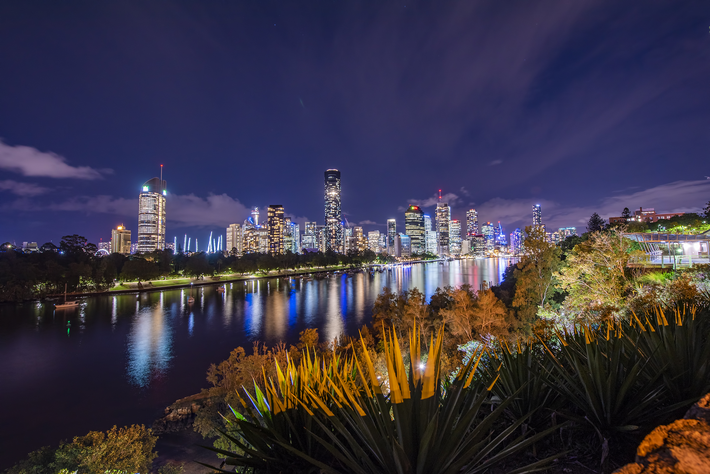 Brisbane City night time