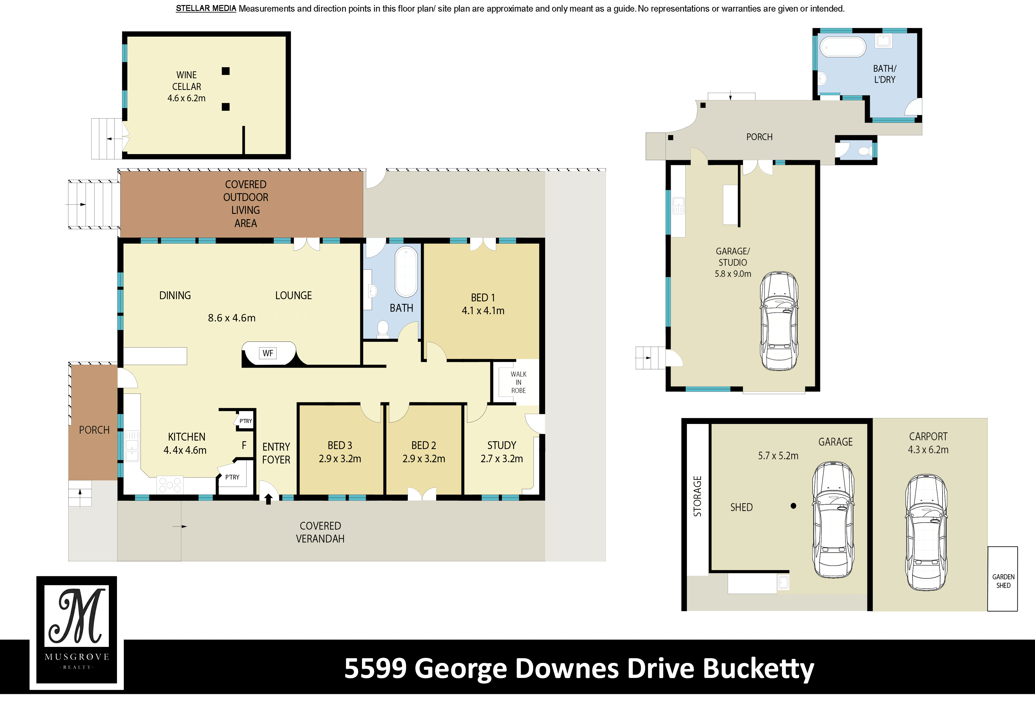 5599 George Downes Drive, Bucketty For Sale by Farmbuy.com - floorplan 1