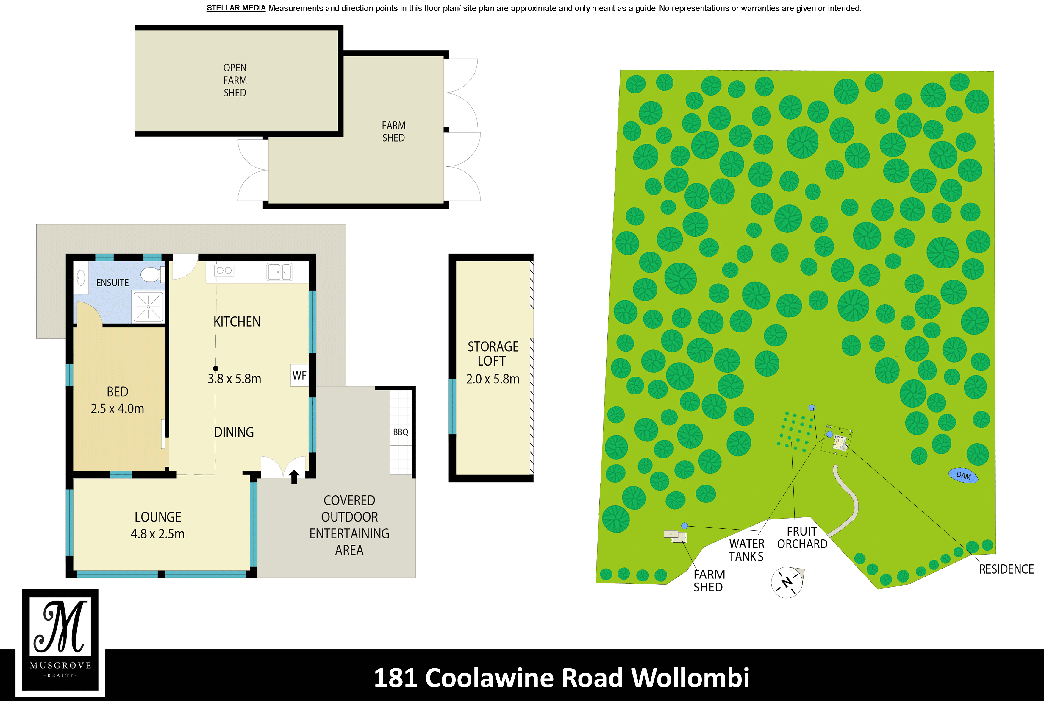 181 Coolawine Rd, Wollombi For Sale by Farmbuy.com - floorplan 1