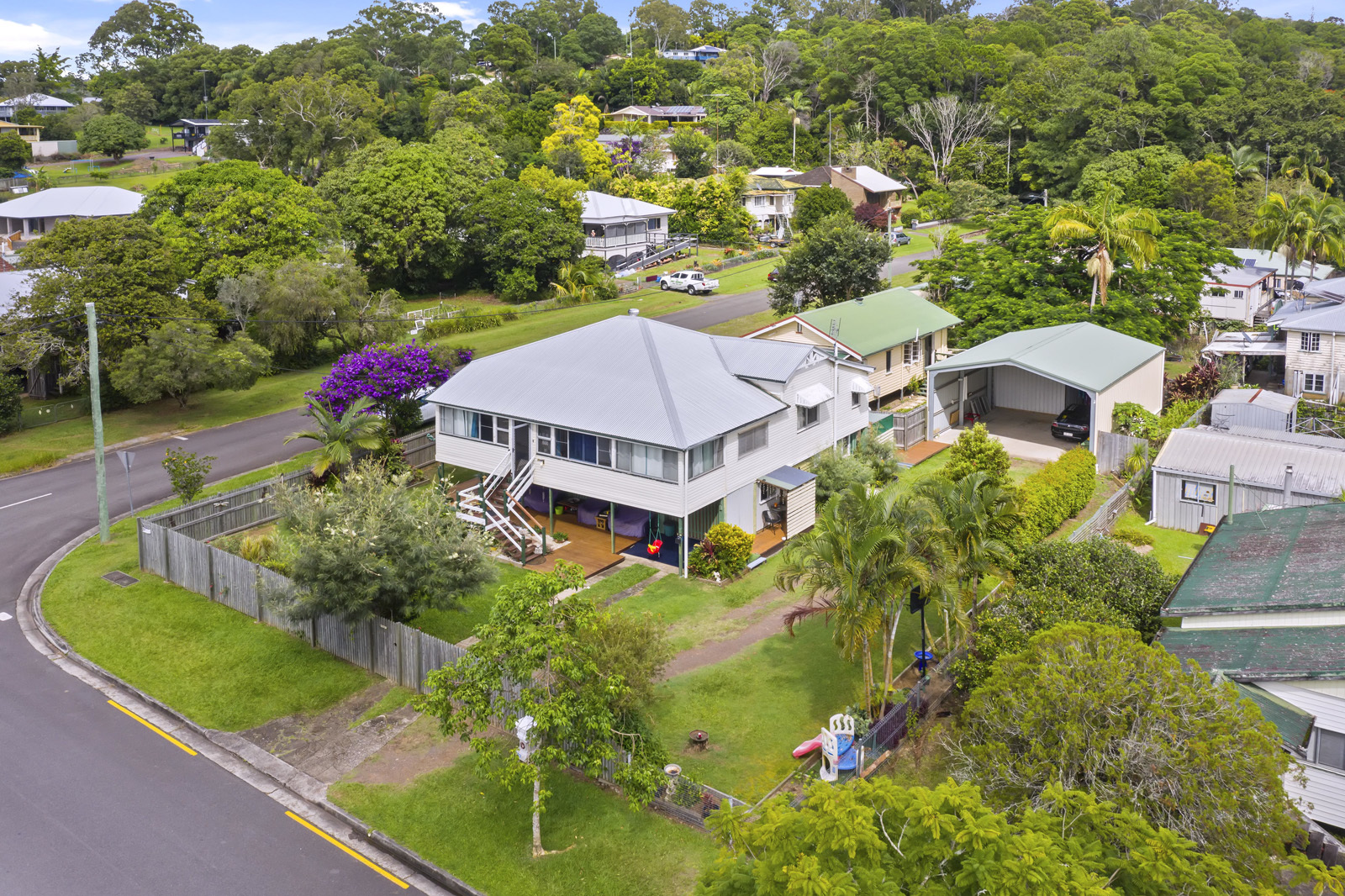 Yandina Realty A Perfect Combination Two Queenslanders on a large