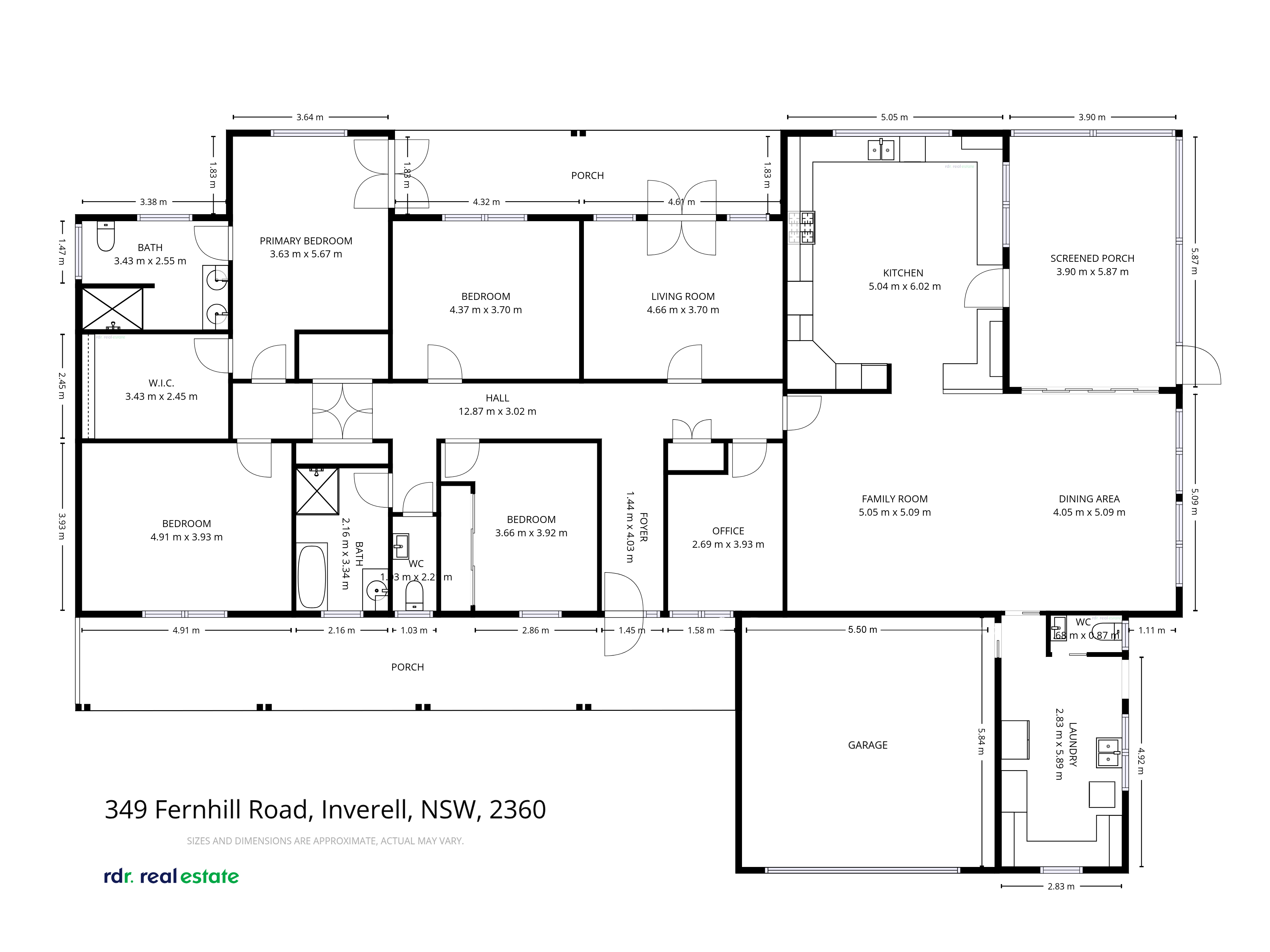 349 Fernhill Road, Inverell For Sale by Farmbuy.com - floorplan 1