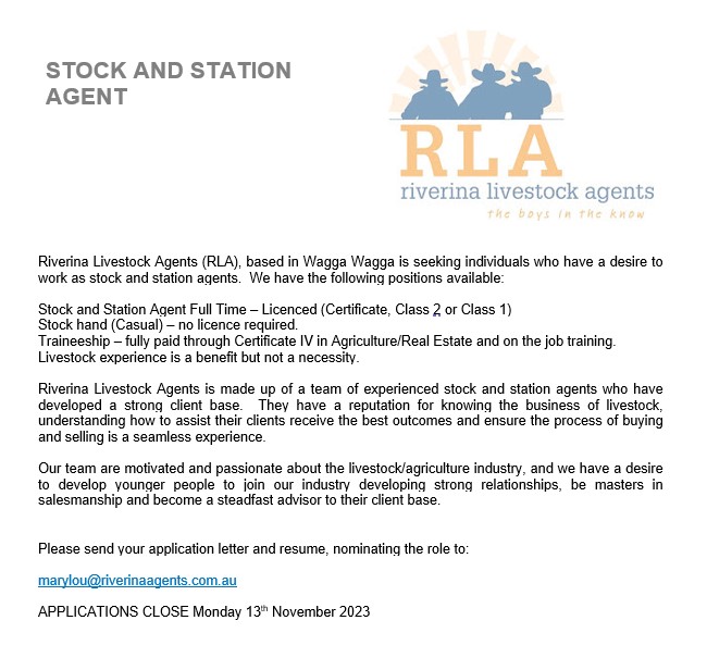 Livestock Riverina Livestock Agents Pty Ltd