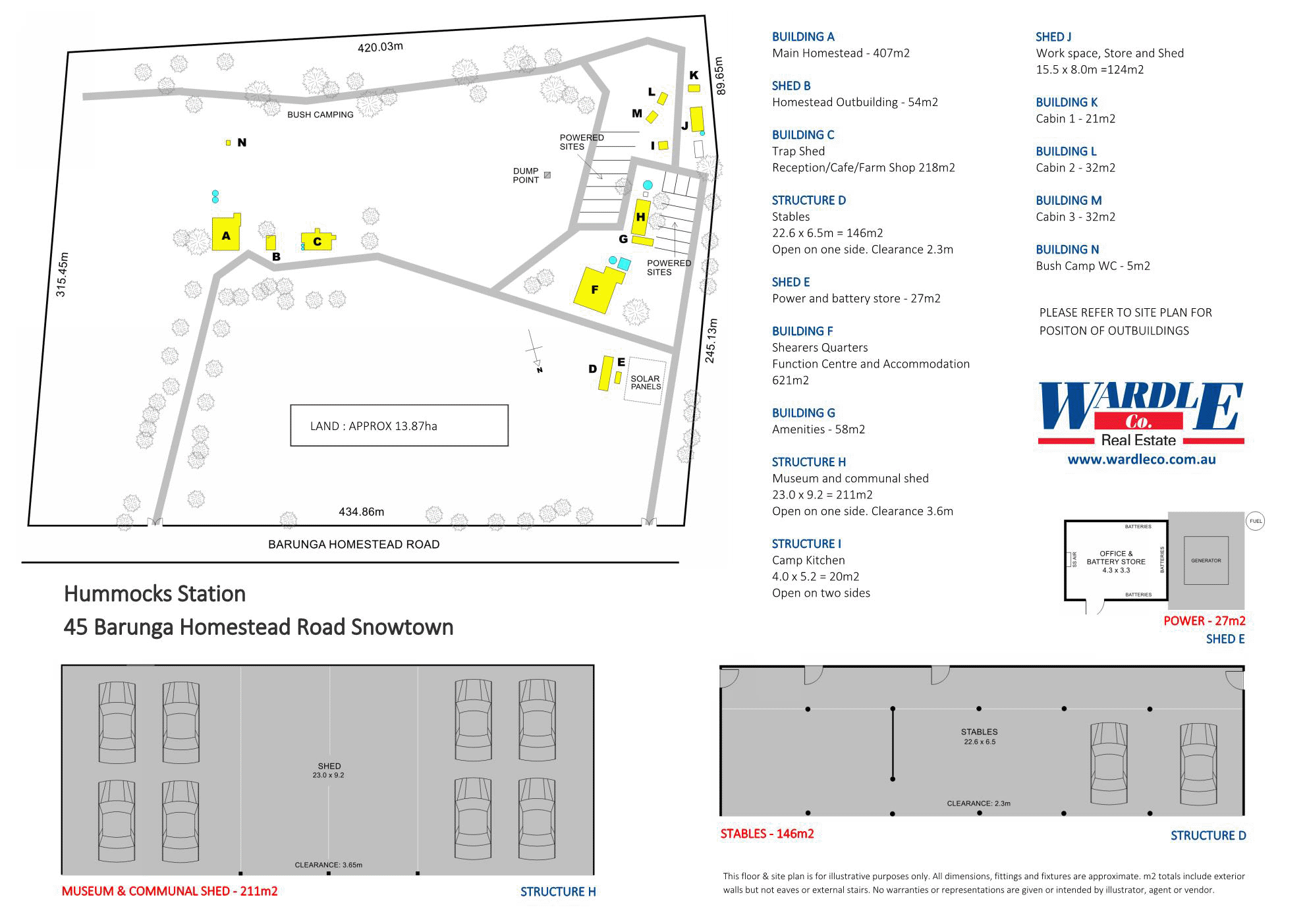 Hummocks Station/45 Barunga Homestead Rd, Snowtown For Sale by Farmbuy.com - floorplan 1