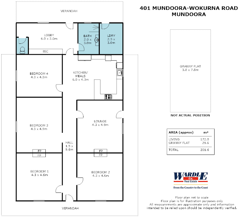 401 Mundoora-Wokurna Rd, Mundoora For Sale by Farmbuy.com - floorplan 1