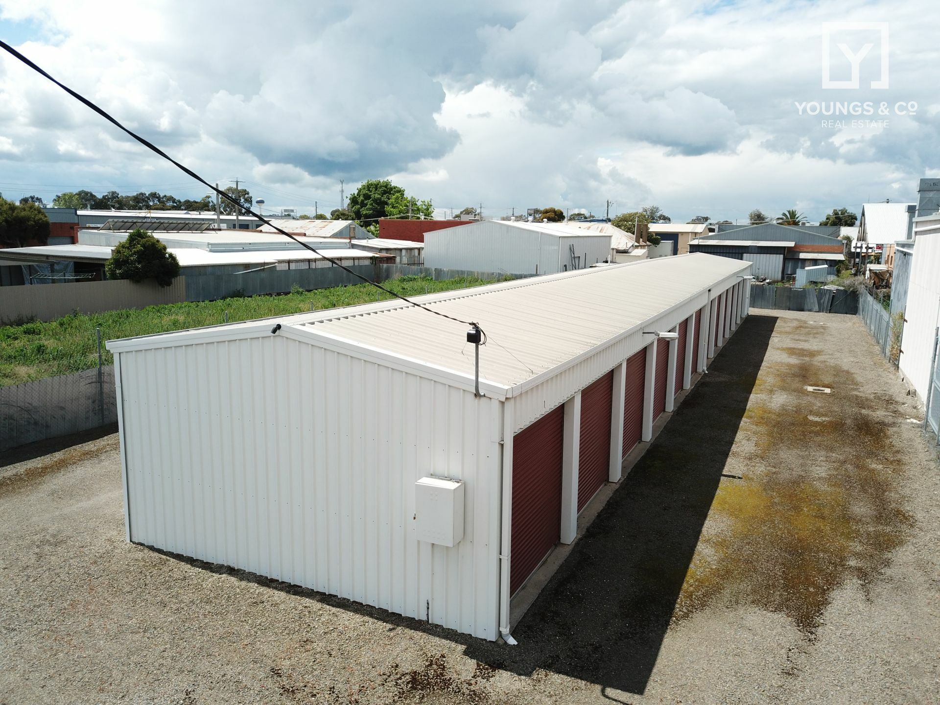 Self Storage Shed Complex High Exposure Site Youngs and Co